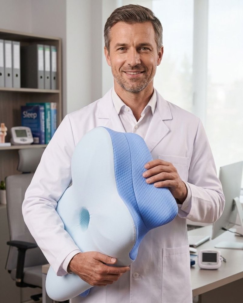 Melara Max Pillow ergonomic contour and support design